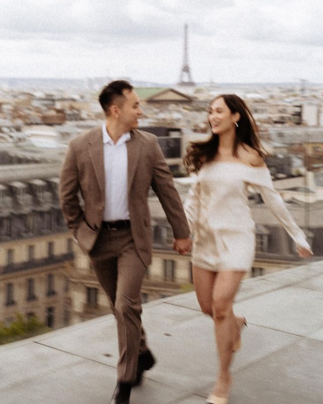 Went on an intimate Parisian date with J&R 🧡🍂  #throughtheglassparis